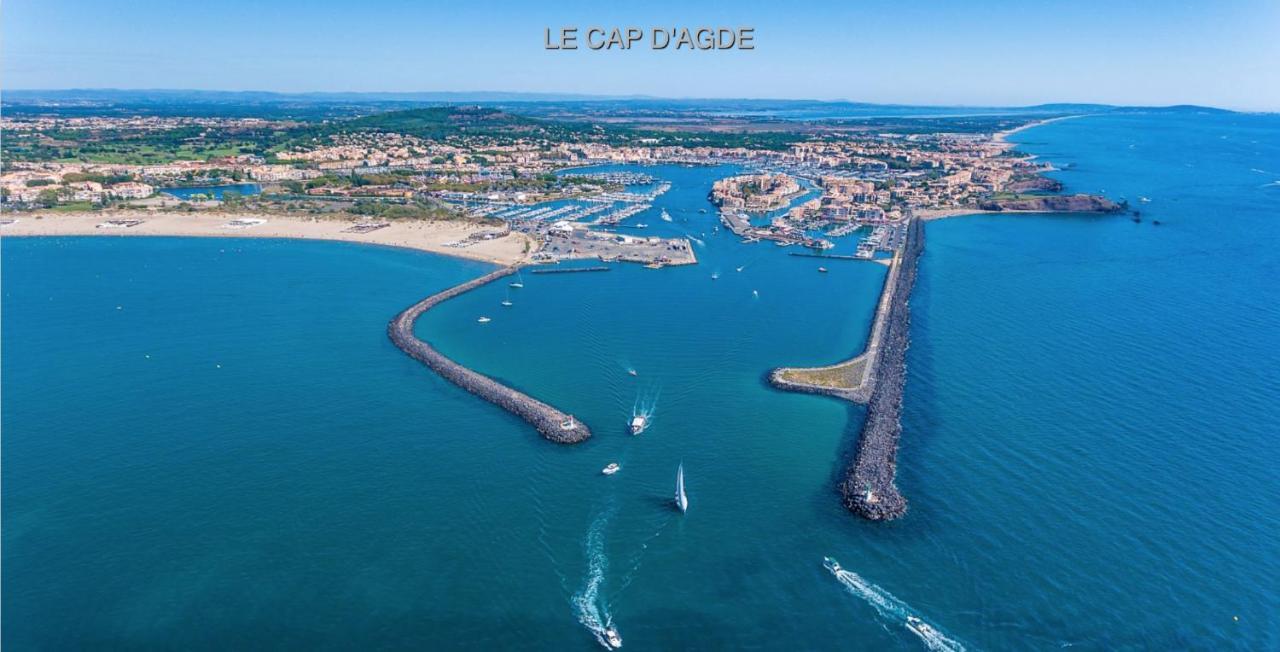 L'Arche De Noe 235, Superbe Vue Mer アグド エクステリア 写真